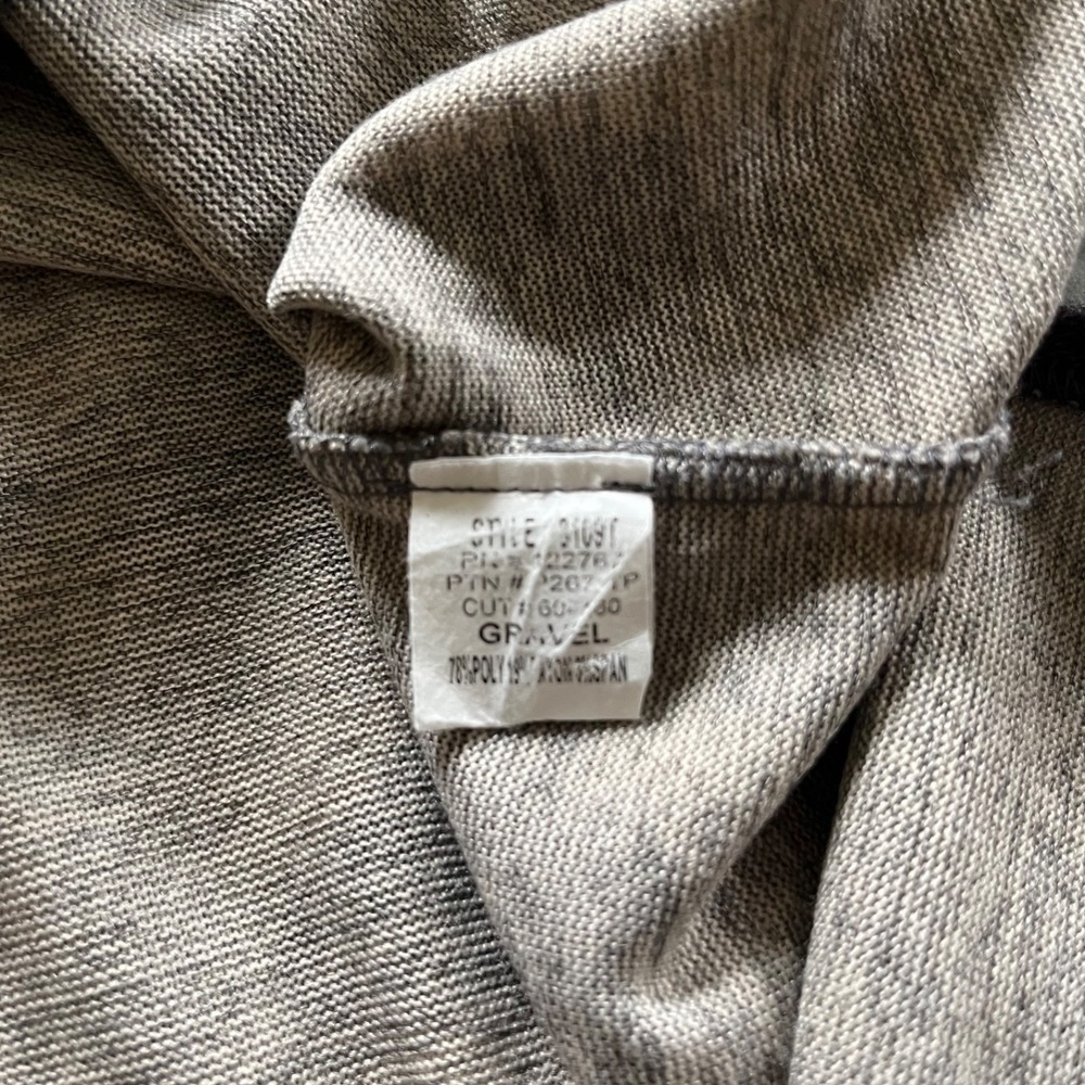 DAVID CLINE‎ "Gravel" Cowl Neck Shirt Top Women's M Elevated Comfort Made in USA - Picture 7 of 7